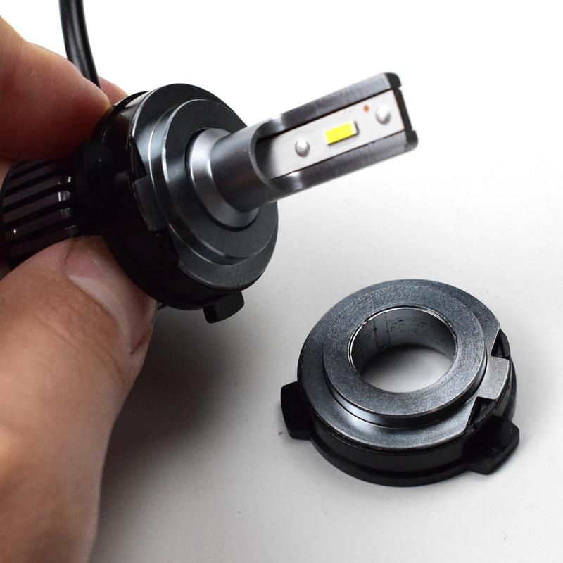 10Pcs/Lot H7 Adaptador Adapter Led For Polo Smart Socket Car Headlight Bulb Base For Volkswagen New Gran Lavida Lamando D108