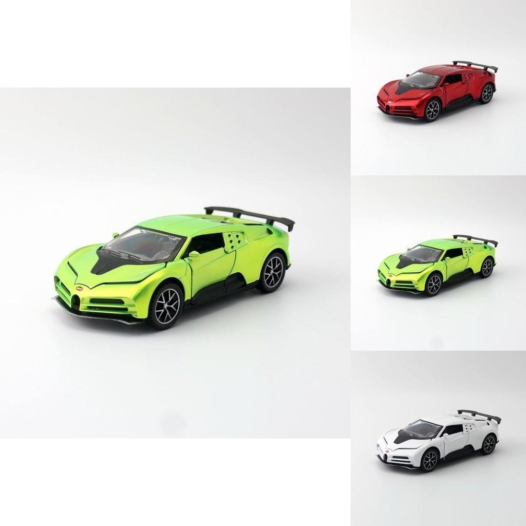 Modèle de Voiture Jouet Bugatti Centodieci en Alliage Échelle 132 Inertielle Portes Ouvrantes Jouet pour Enfants en Vrac