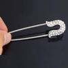 B1283 Rhinestone Brooch: Stylish Alloy Anti-exposure Cardigan Scarf Buckle Pin