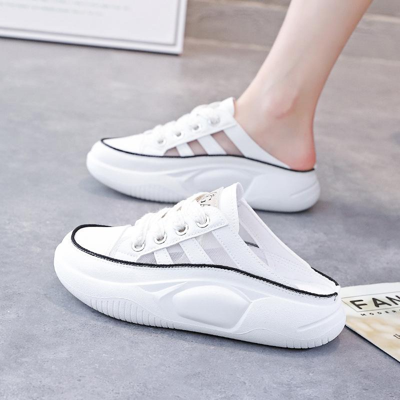 

Тапочки женские 2024 года, новая летняя верхняя одежда, сандалии с толстой подошвой и одной педалью, повседневные сандалии высокого класса Интернет-знаменитости 35 бежевый