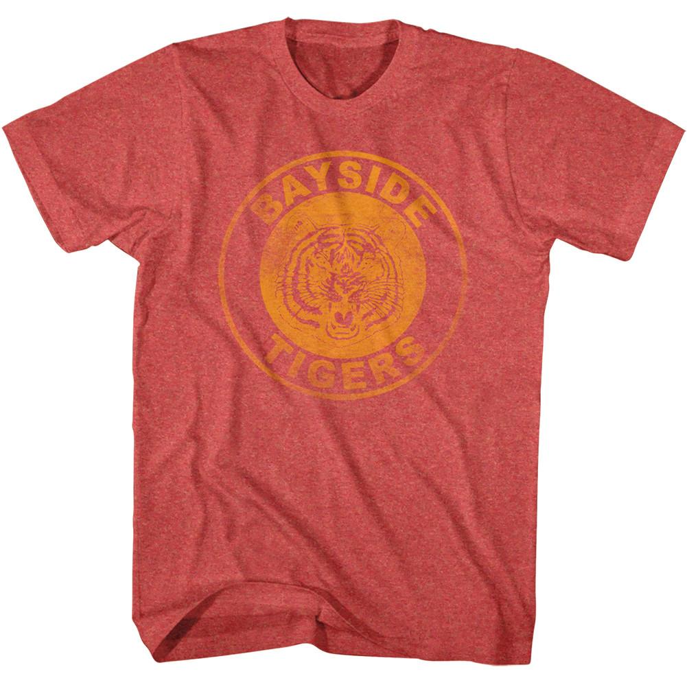 Saved by the Bell Bayside Tigers Face Emblem Men T Shirt High School Zack Top S