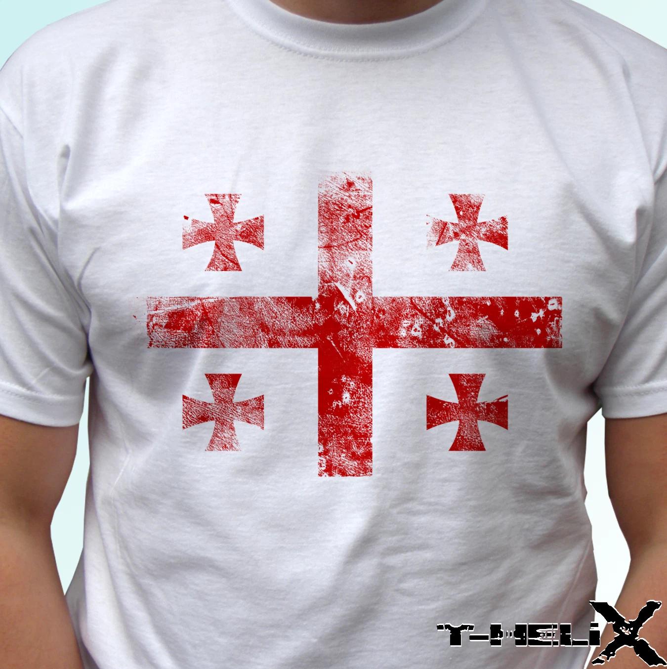 

Georgia flag - white kids boys T-Shirt top design - s s kids & baby sizes 120
