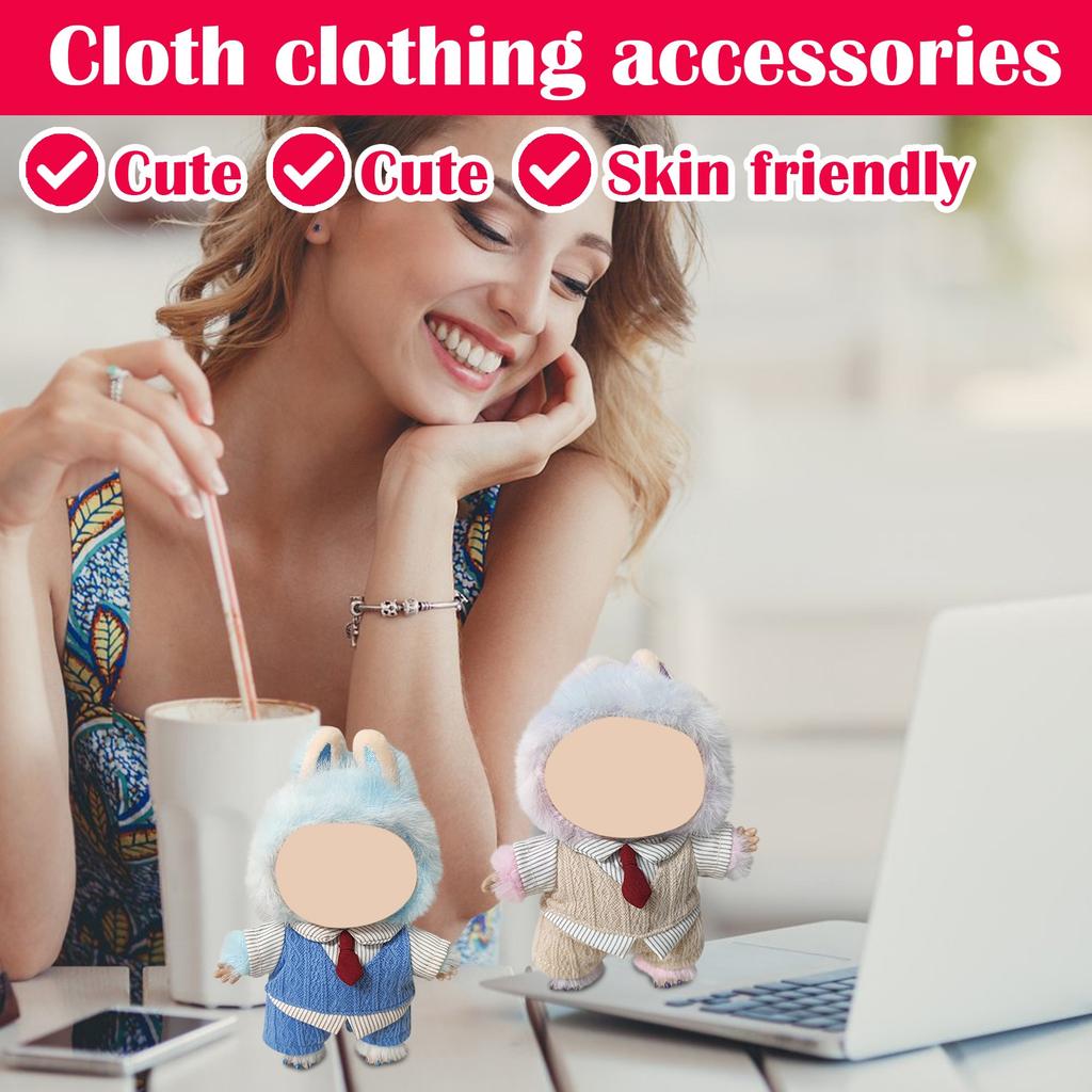Cute Plush Doll Clothing Accessories Plush Doll Matching Gifts Cartoon Children Doll Doll Clothing