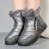 2024 Winter New Women's Cotton Shoes with Thick Velvet, Waterproof and Warm Mom's Shoes, High Top, Anti Slip, Versatile Outdoor Snow Boots