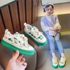 Mädchen Board Schuhe Frühling und Herbst neue Klassenkameraden Koreanische Version süße kleine Blume Candy Schleife Kinder Freizeitschuhe