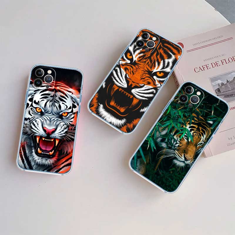 UP5 Animal Tiger Phone Case for LG K22 K30 K40 K40S K41 K42 K50 K50S K51 K51S K52 K61 K62 K71 K92 Q60 Q61 V40 V50 V60