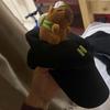 Adjustable Children Peaked Cap Embroidered Letters Kids Sunscreen Hat  Sun Visor