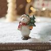 Painted Desktop Ornament Creative Mini Snowman Toy Christmas Snowman Ornament  Xmas Decoration