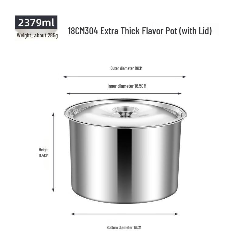 Stainless Steel Seasoning Jars Set (5-Piece)