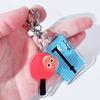 Basketball Keyrings Pendant Swimming Pool Keychain Decorations Bag Charm Table Tennis Handbag Charm for Women Girls