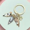New Hot-Selling Cat Paw Print Keychain Souvenir Pendant