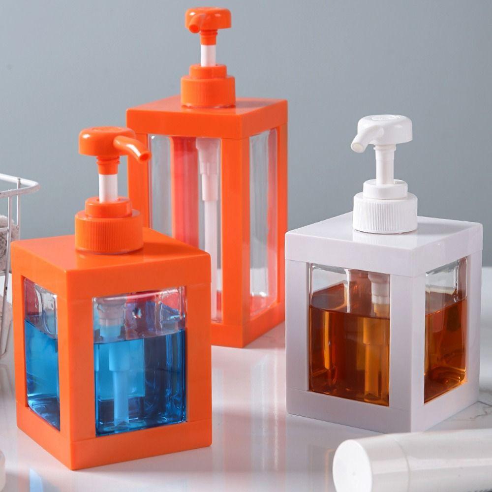 Plastic Square Empty Bottle High-capacity Hand Sanitizer Bottle New Lotion Sub Bottling Bottle