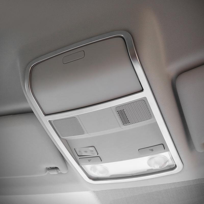 ABS Matte For Tiguan 2009 2010 2011 2012 2013 2014 2015 Car Front and Rear Reading Lampshade Cover Trim Auto Accessories Styling
