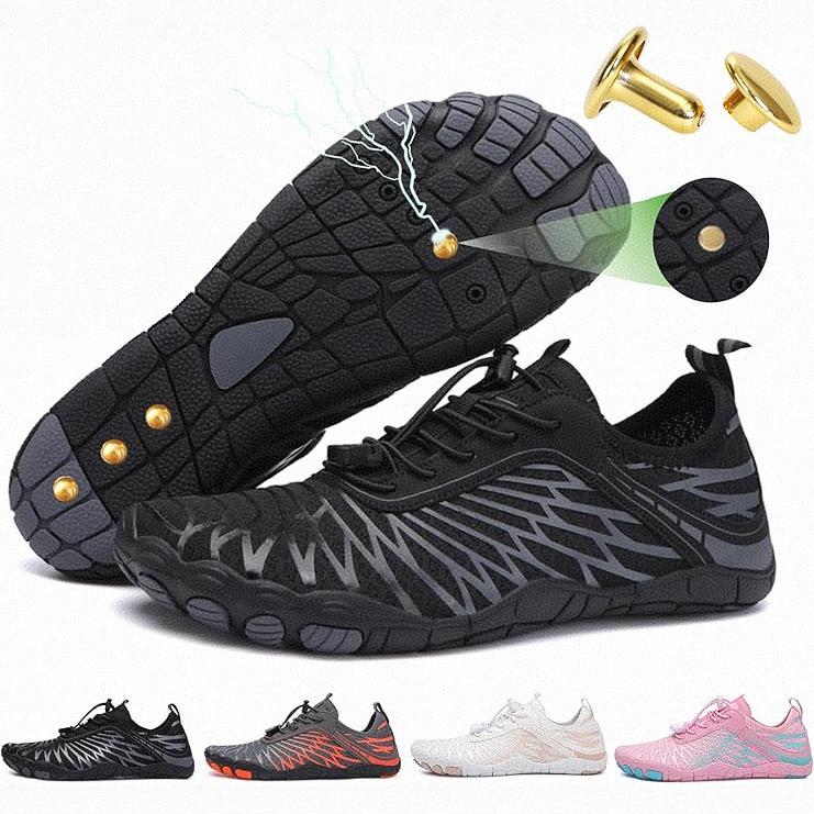 Grounding Copper Buckle Barefoot Shoes: Canyoning, Wading, Beach, Anti-static