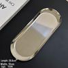 ZISIZ Stainless Steel Oval Serving Platter