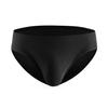 U Convex Solid Color Breathable Man Briefs Ice Silk Low-Waist Male Underwear for Inside Wear