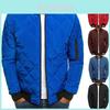 Men Quilted Padded Puffer Jacket Casual Zip Up Winter Warm Coat Bomber Outwear