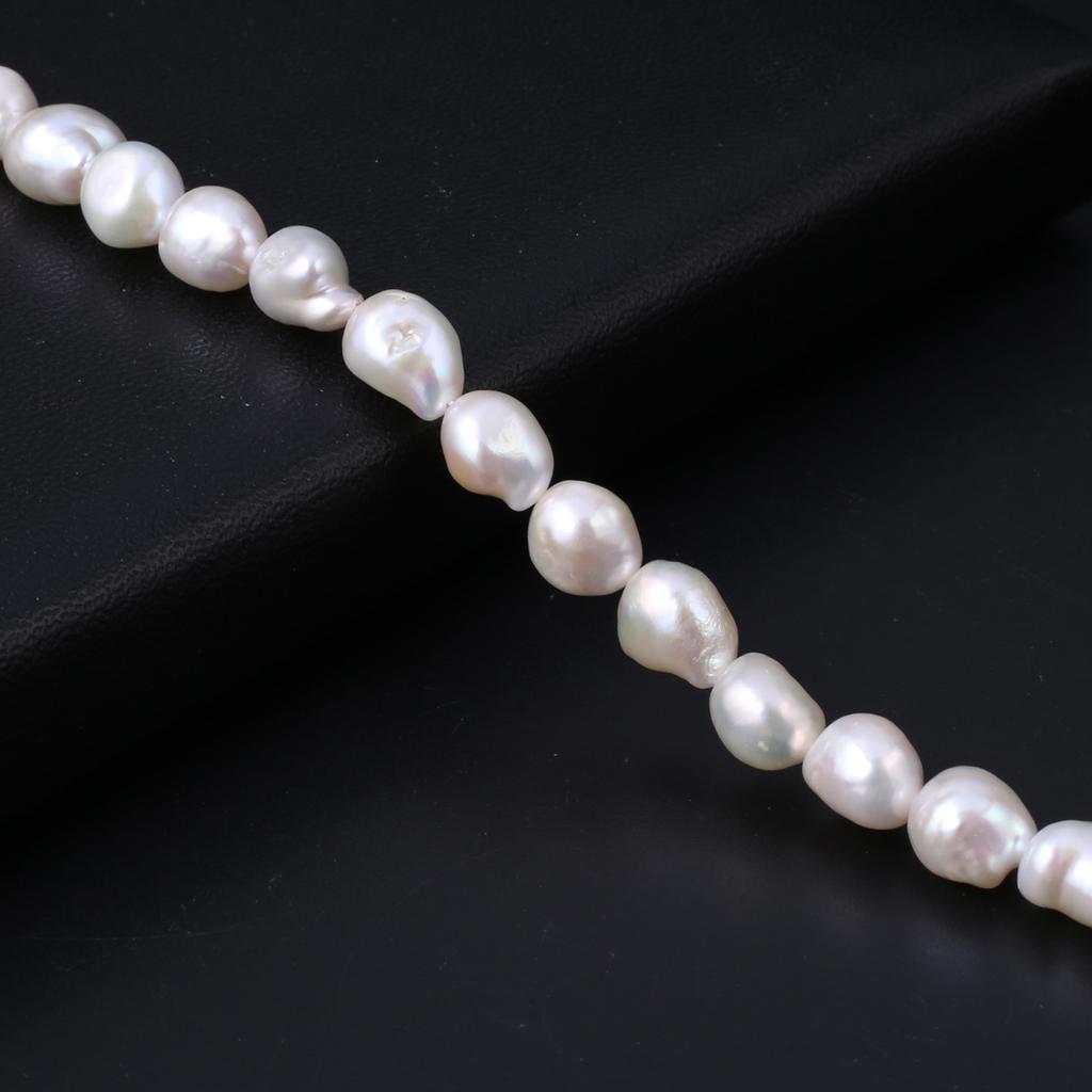 1String, White Natural Freshwater Pearls, Baroque Irregular Pearl Beads, for DIY Necklace Accessories, Jewelry Making, Women Gift, 36 Cm