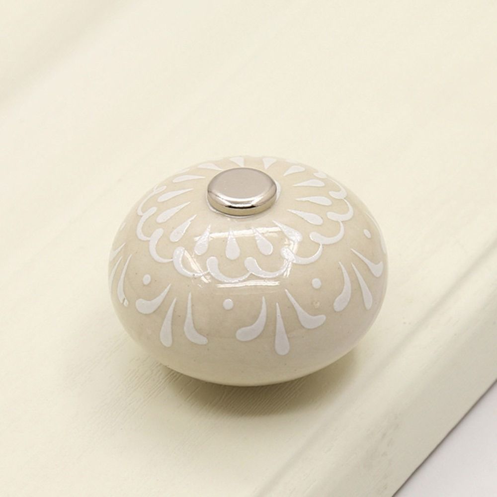 Pastorální úchytka na dvířka skříňky Dýňové madlo na nábytek Nová keramická rukojeť