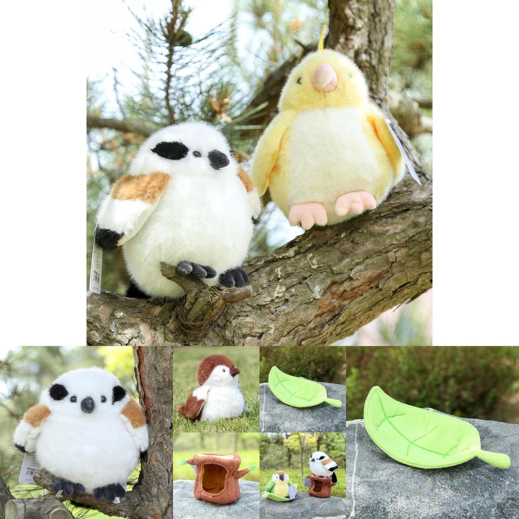 Animal Plush Toy Small Bird Collection With Pp Cotton Filling For Kid Gift