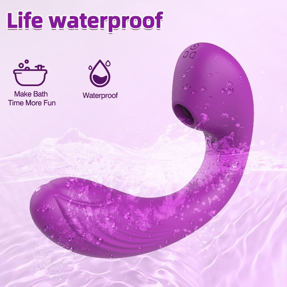 Wearable Clitoral Sucker Slapping Vibrator Female Masturbator G-Spot Anal Stimulator Electric Massager Adult Sex Toy For Women