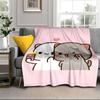 Bobo Dudu In Love  Blanket Flannel Blanket for Bed, Sofa, Camping, Hiking, Picnic Essentials, Gift for Family Fan Gifts