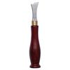 Shallow Round Leather Creaser & Edging Tool - Solid Wood for DIY Projects
