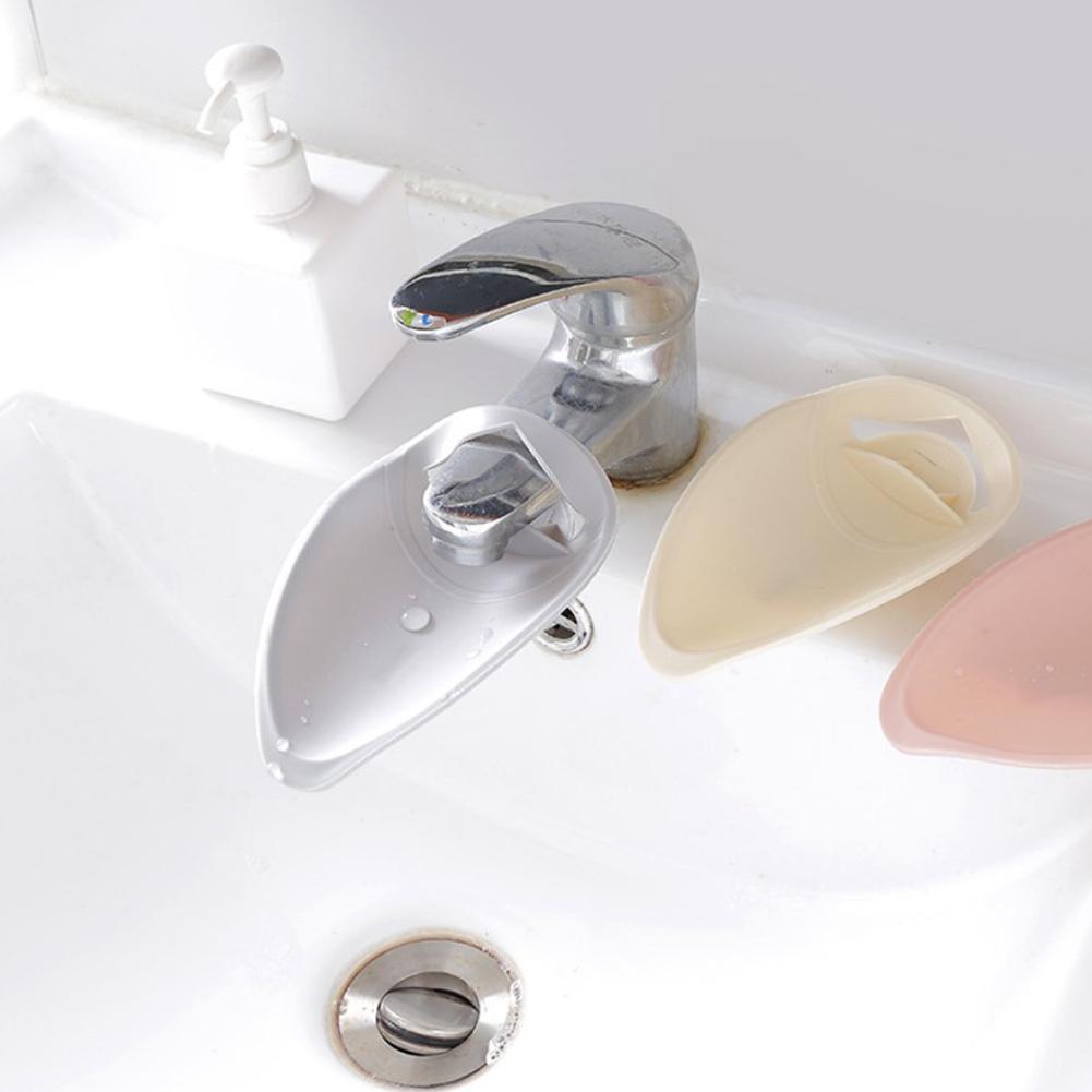 Silicone Faucet Extender Water-Saving Kids Baby Wash-Hand Faucet Extension Bathroom Accessories Water Tap Extender