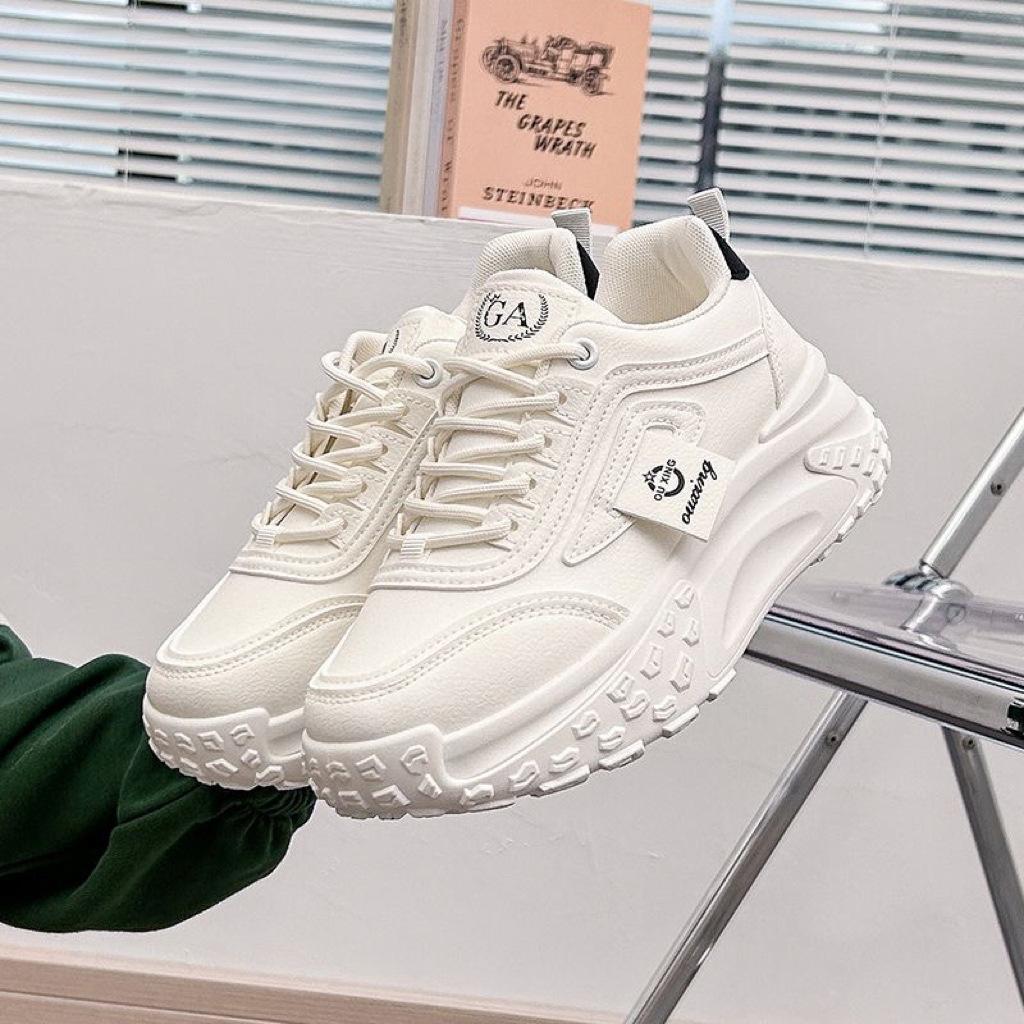 Daddy shoes women's 2025 spring new high-value ins trendy thick-soled high-end lightweight wear-resistant casual versatile board shoes