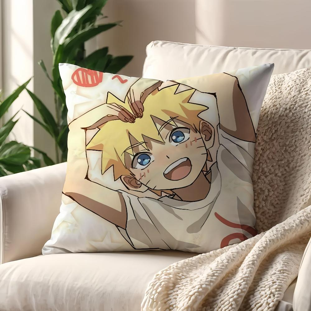 Anime NNarutoO Funny Meme cushion cover For Pillow Printing Sofa Decoration Home Car Room Coffee Shop Office Nordic Simplicity