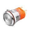 Lanbo 19mm Waterproof Metal Button Switch, Stainless Steel, High Current, Illuminated