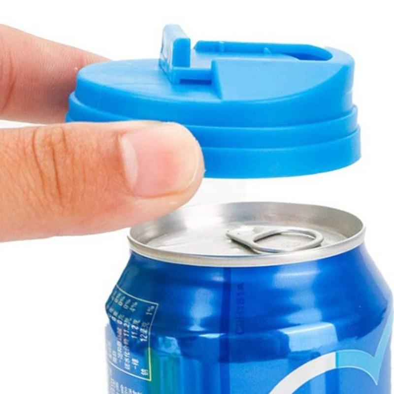 Drikkeboks dekker Gjenbrukbare forseglingsflaskekorker Plast Lekkasikker drikkebeskytter Flerfarget brusvannsflasker Tilbehør