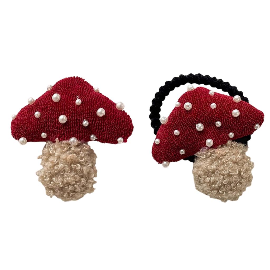 Girls Hair Clip Pearls Women Kid Hairgrips Studded Headdress Barrettes Pearls Hair Tie Sweet 2000s Girls Hairpins