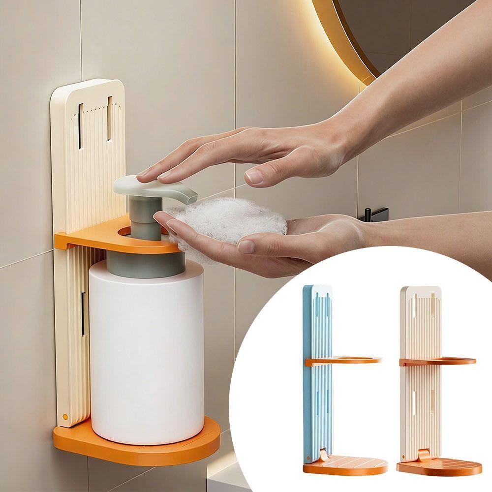 Foldable Shower Rack Adjustable Shampoo Bottle Holder Multi-Purpose Body Wash Storage Rack