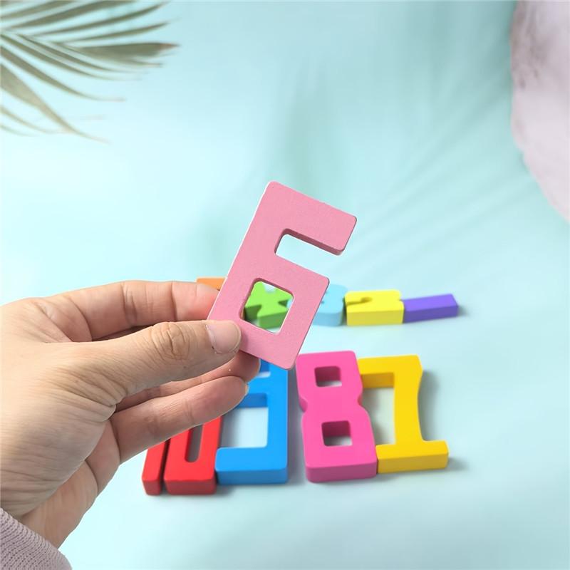 10/20Pcs Educational Blocks Designed Ideal for Creative Play Helping Featuring Hue Recognition & Basic Math Concepts