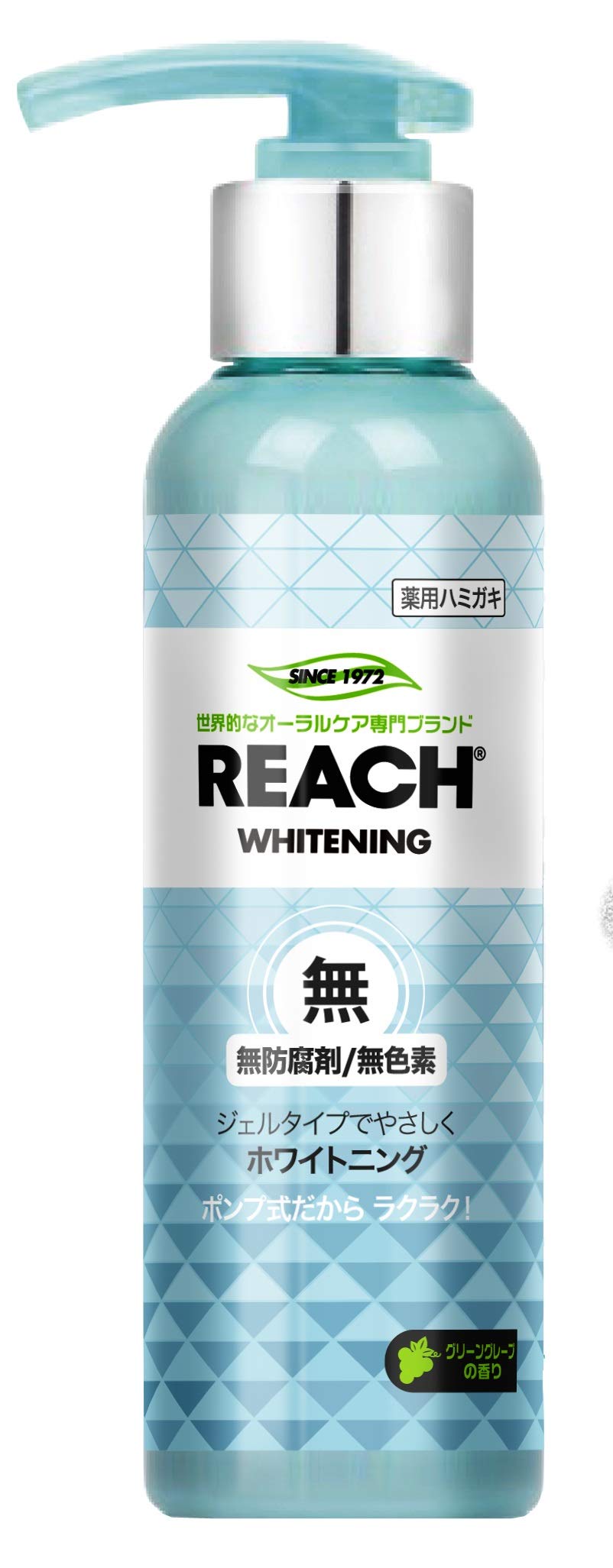 

Зубная паста Reach с дозатором, виноград 180 г (зеленый аромат)