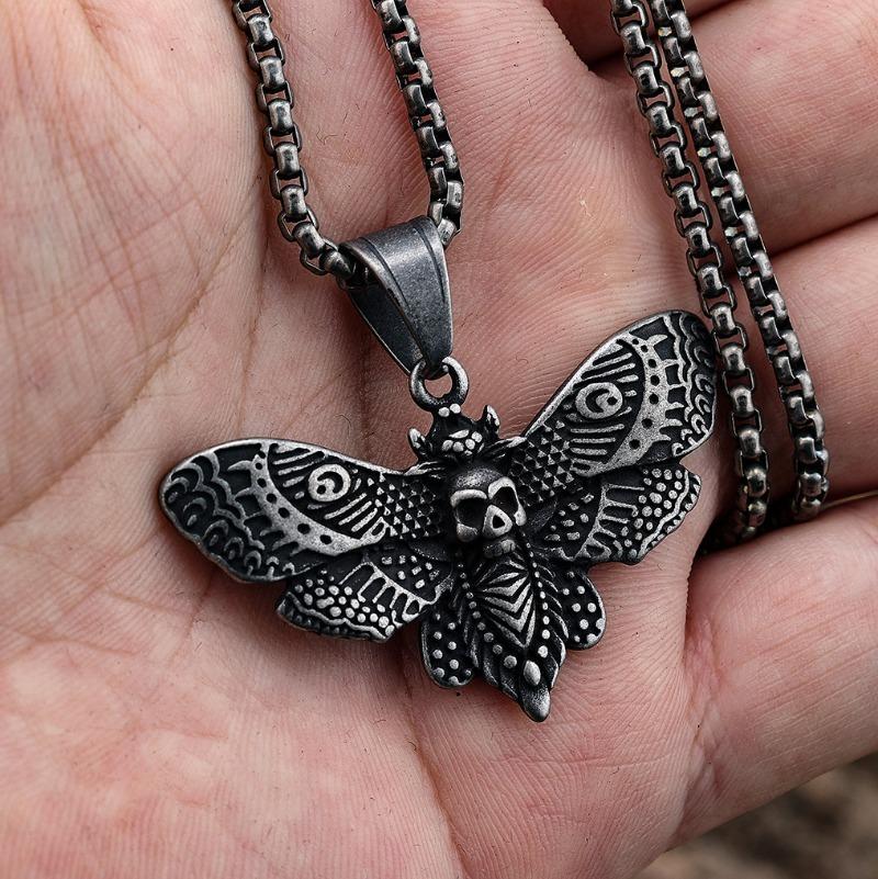 Personalized Animal Butterfly Shape Retro Domineering Pendant, Domineering Fashion Jewelry
