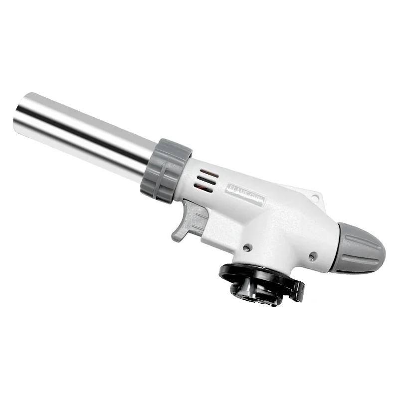 High Temperature Kitchen Baking Torch Picnic BBQ Butane Torch Adjustable Reverse Use Ceramic Ring Outdoor Gas Torch Portable