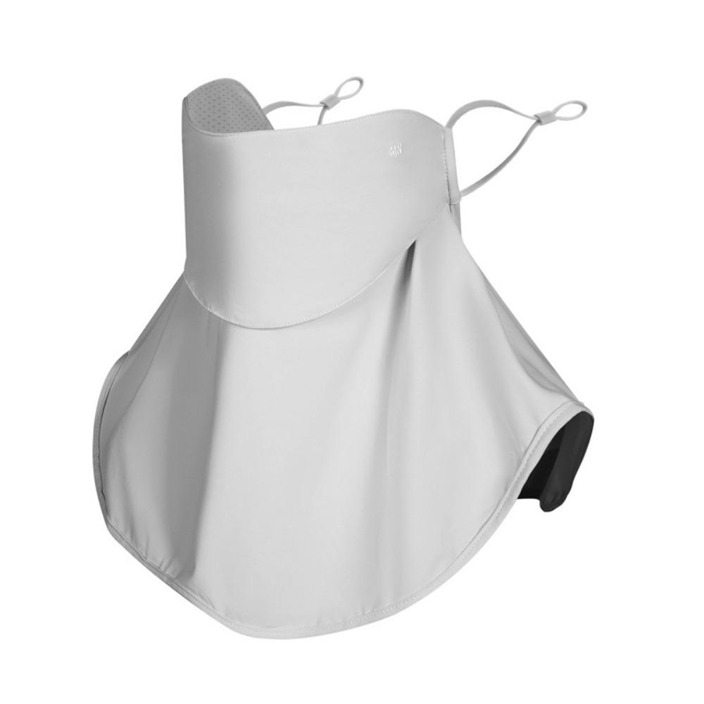 New Solid Color Ice Silk Mask Summer Face Scarves UV Protection Neck Wrap Cover Face Shield Sun Proof Bib Personalized Windproof