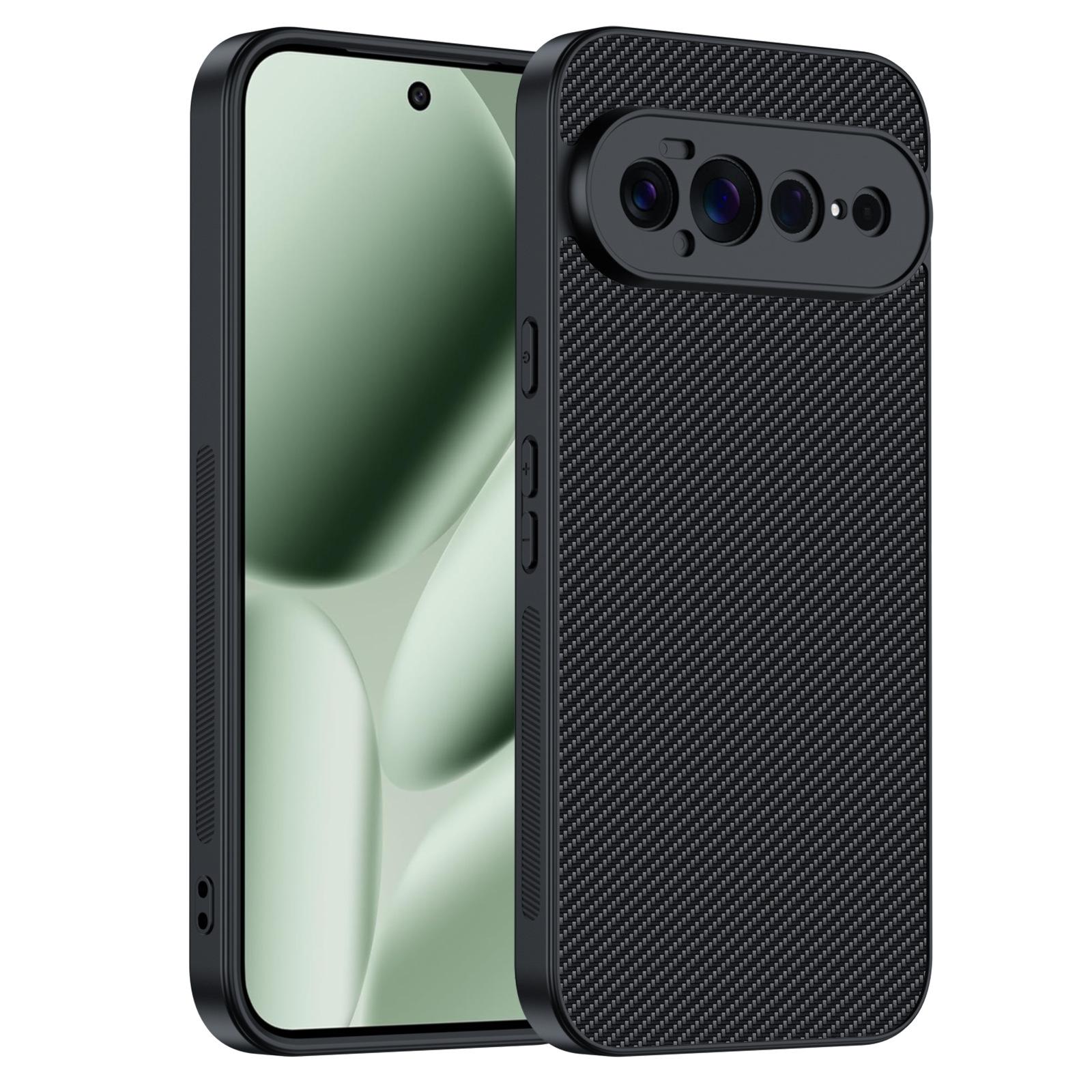 Applicable to Google Pixel11ProXL mobile phone case Carbon fiber Kevlar Google 11 ultra-thin anti-drop protective case google pixel11proxl