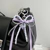 Bowknot Key Ornament Delicate Ribbon Keychain Pendant Aesthetic Key Holder Perfect for Adding a Touch of Elegances