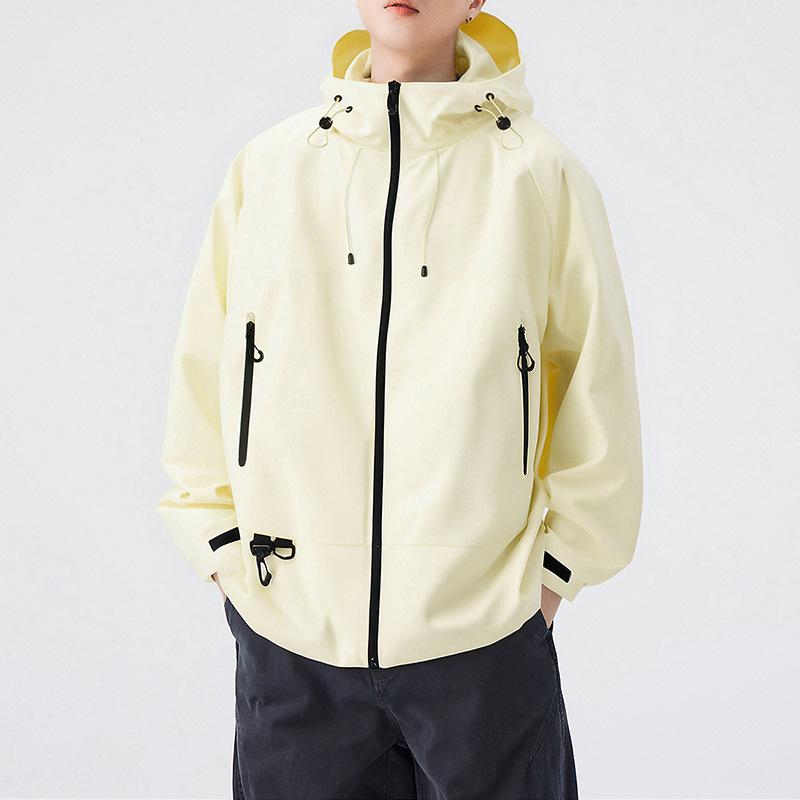 Men's coat 2025 new jacket jacket jacket fashion trend loose casual windproof