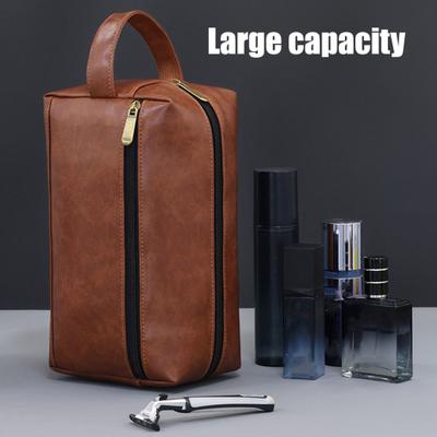 Travel Toiletry Bag Men Women Toiletries Organizer Waterproof Cosmetic Pouch Storage Bag for Shaving Accessories Grooming Essentials