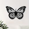 1pc Butterfly Metal Wall Art Iron Mural for Easter Mother Day Nature Garden Decor Weather Resistant Patio Fence Outdoor