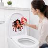 yangyizhi Octopus Toilet Seat Sticker, 3D Water Tank Waterproof PVC Cover Decal, Self-Adhesive Lid Decals for Bathroom