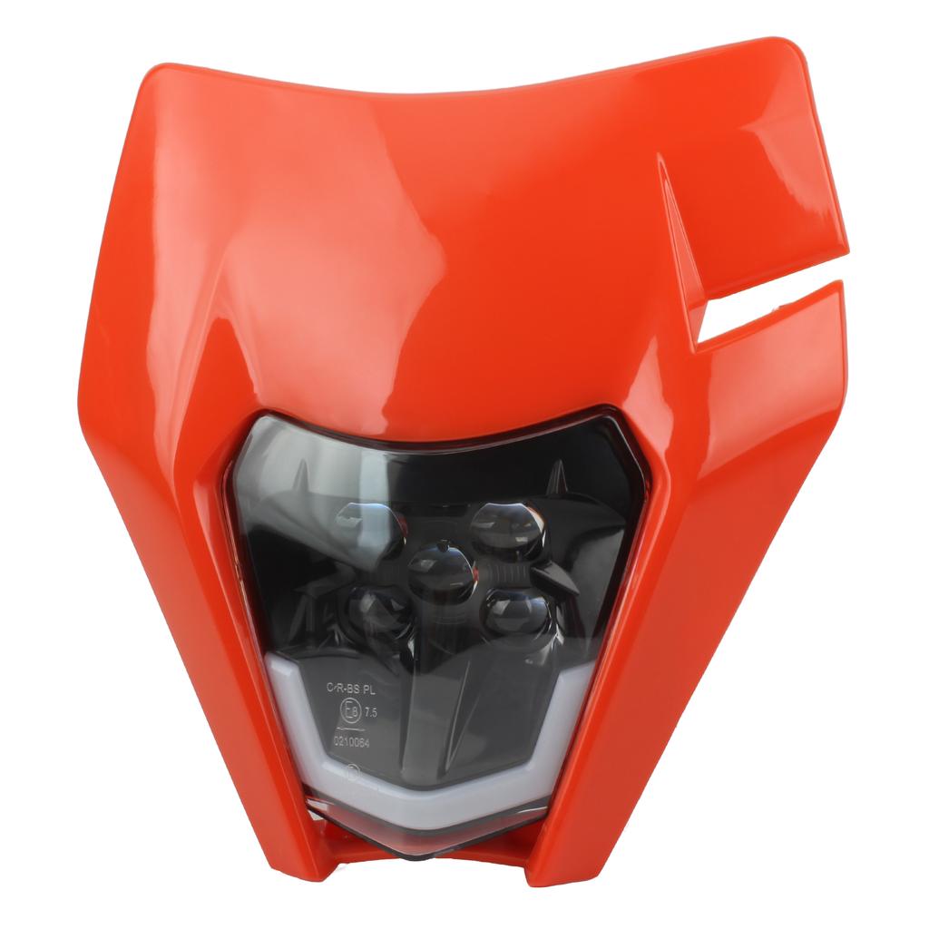 For KTM Headlight Plate Motorcycle Dirt Bike Led Headlights Enduro EXC 300 XC SX 125 250 350 450 Motocross Headlamp