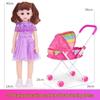 Set Passeggino per Bambole e Giocattoli Transfrontaliero per Bambine - Regalo di Compleanno Perfetto