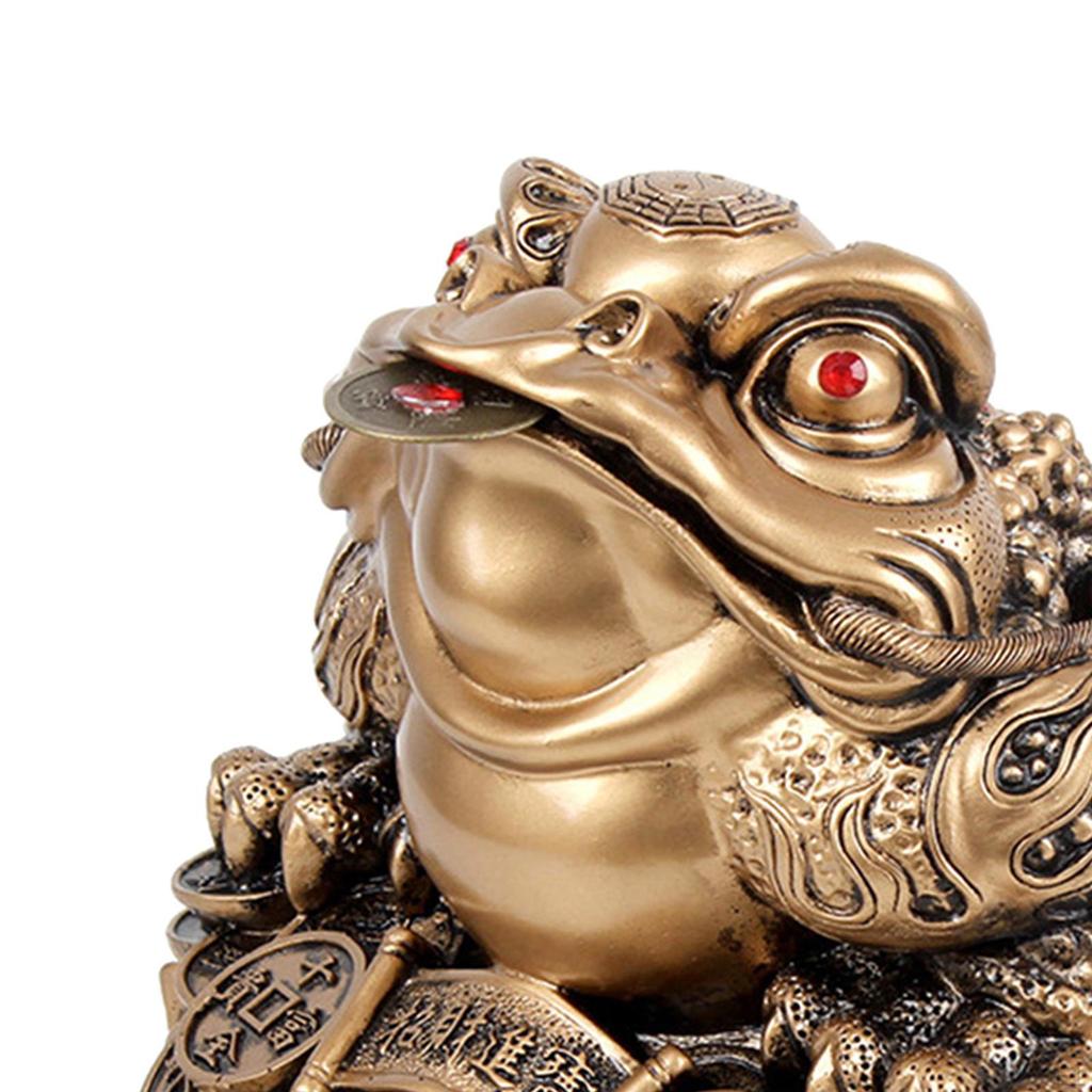 Feng Shui Reichtum Glück Kröte Figur Schreibtisch Dekoration für Home Office Dekor