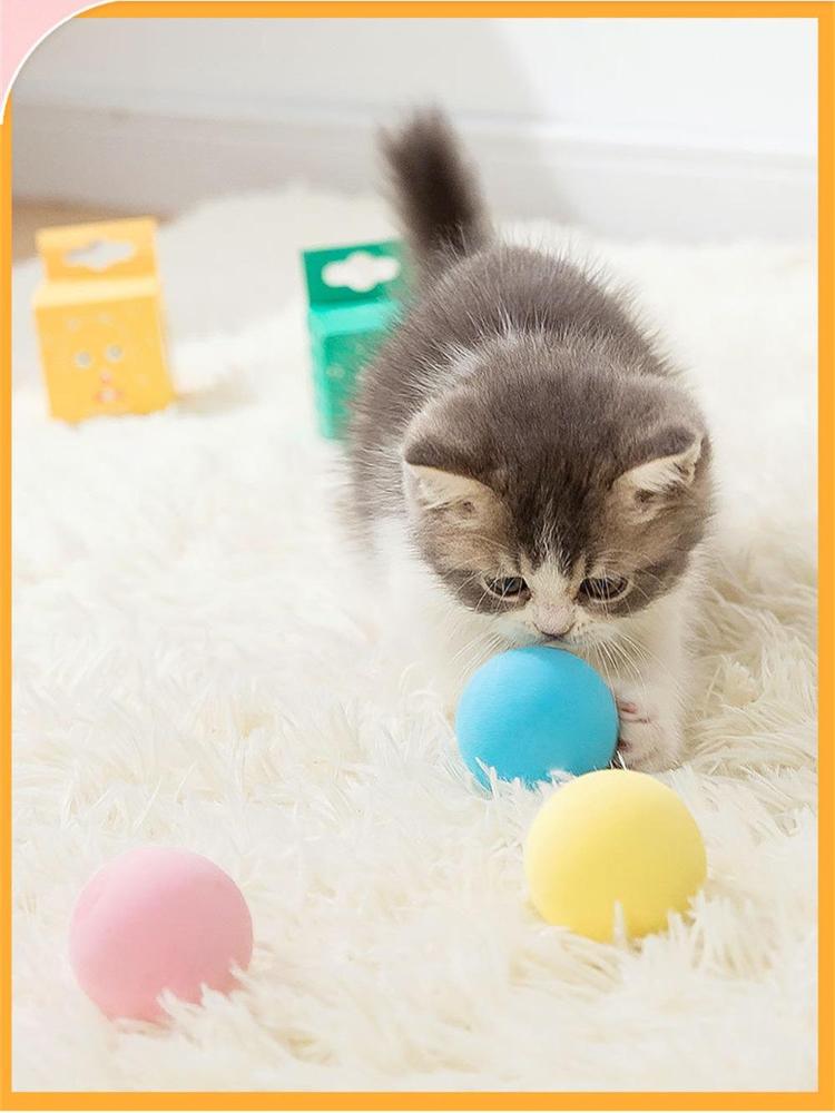 Smart Cat Toys Electric Cat Ball Automatic Rolling Ball Cat Interactive Toys Training Self-moving Kitten Toys for Indoor Playing