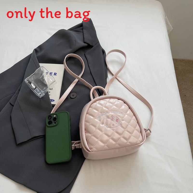 

Рюкзак однотонный с принтом и буквами для ежедневного использования розовый